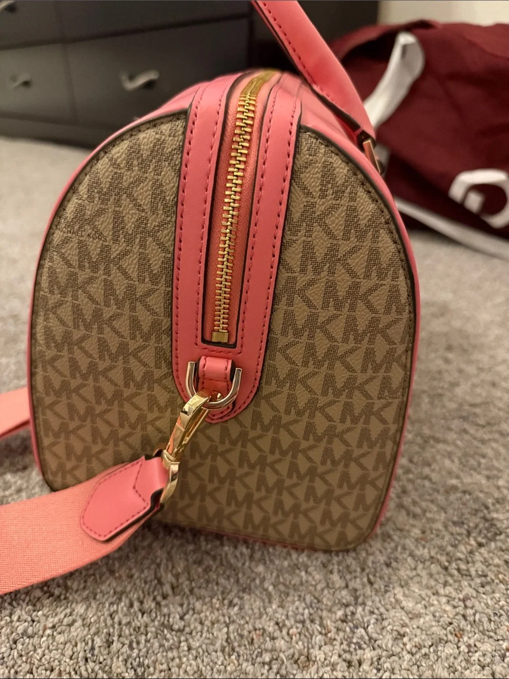Michael Kors Jet Set Travel Medium Duffle Satchel
